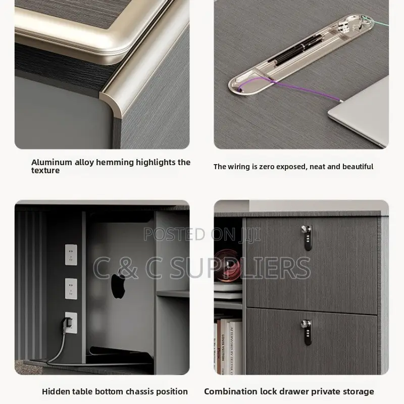 Office Desks; High-End Executive Desk - 180cm