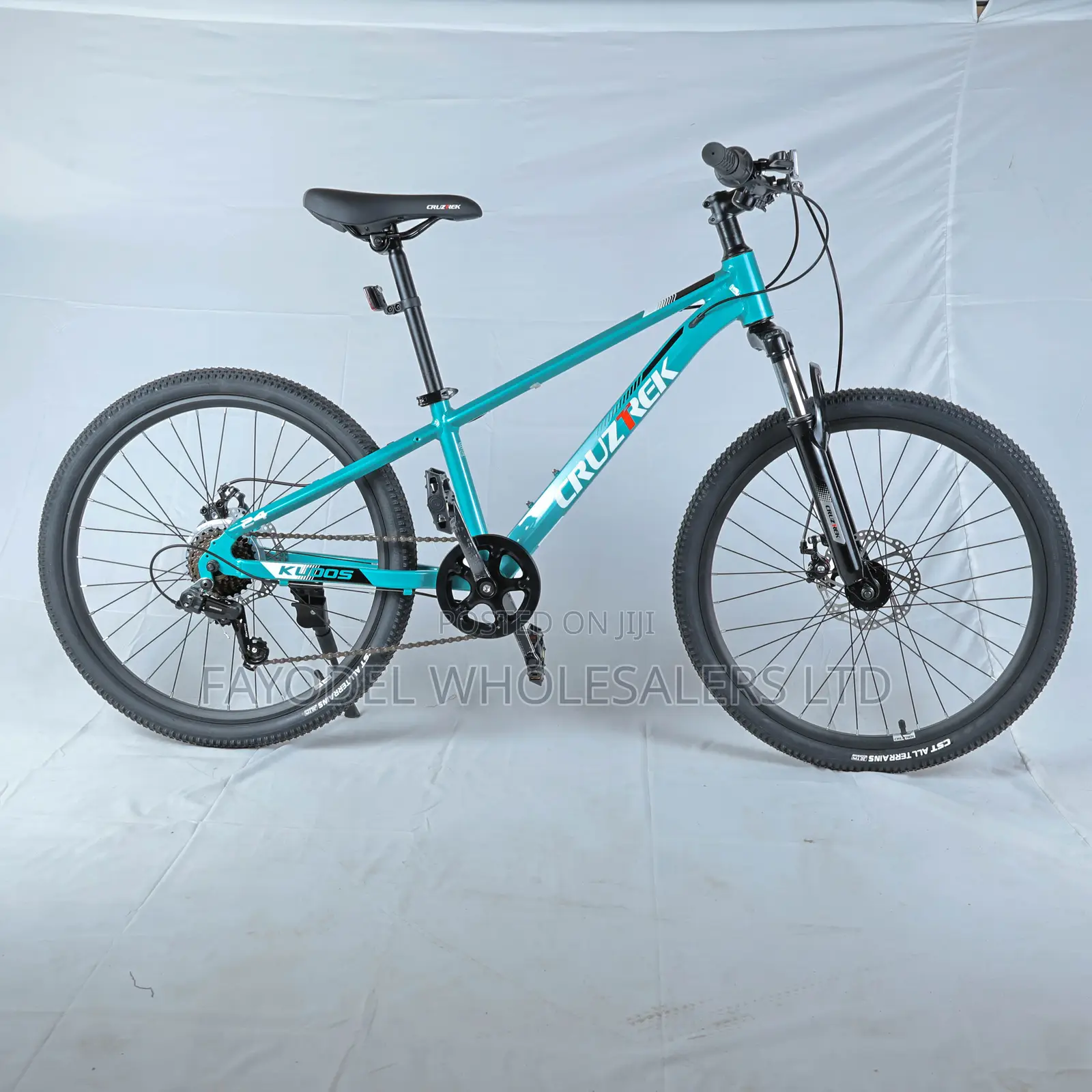 Cruztrek 24” Girls MTB – Lightweight Frame Smooth 7-Speed Gears
