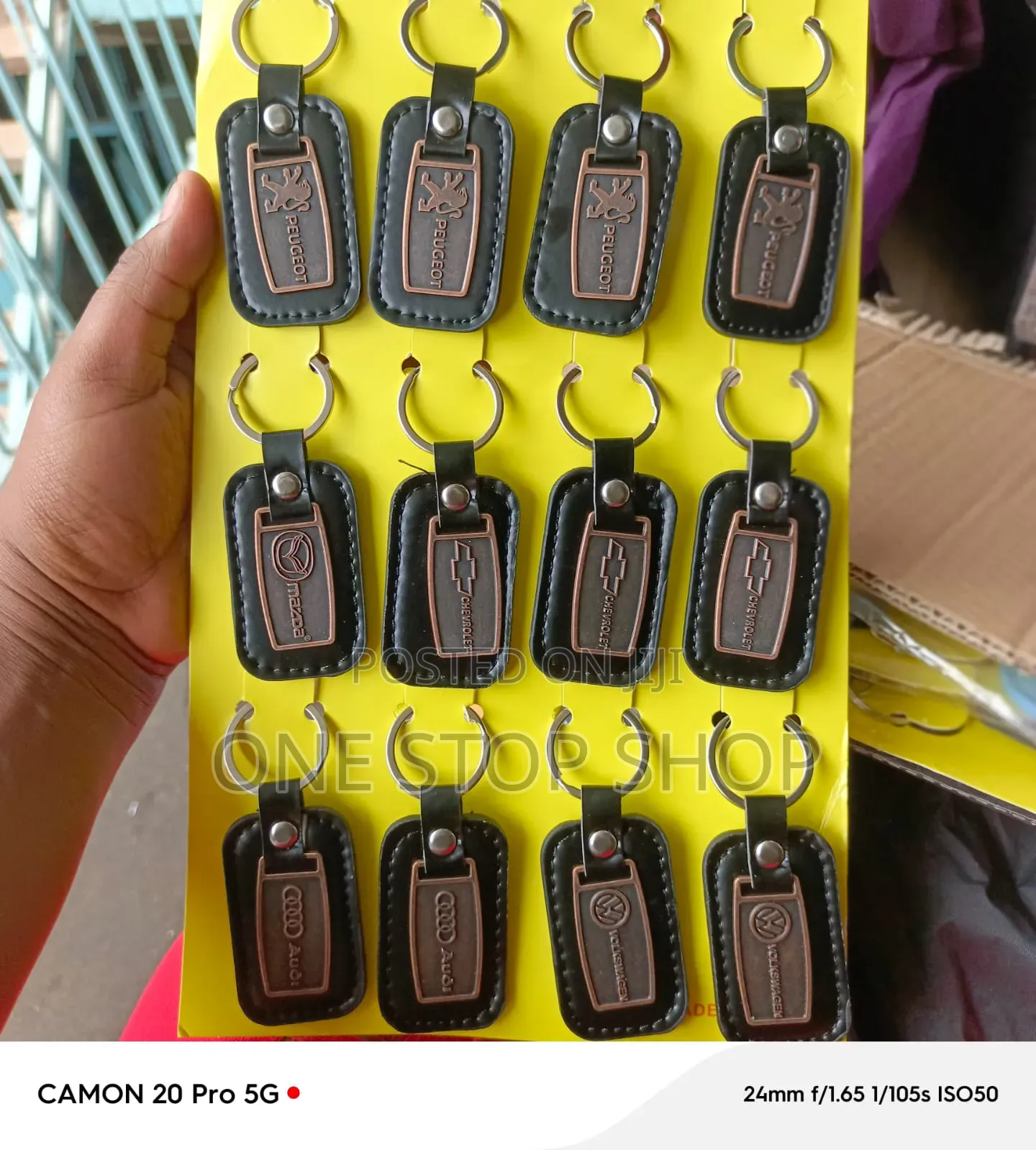 Branded Leather Key Chain for Different Car Models