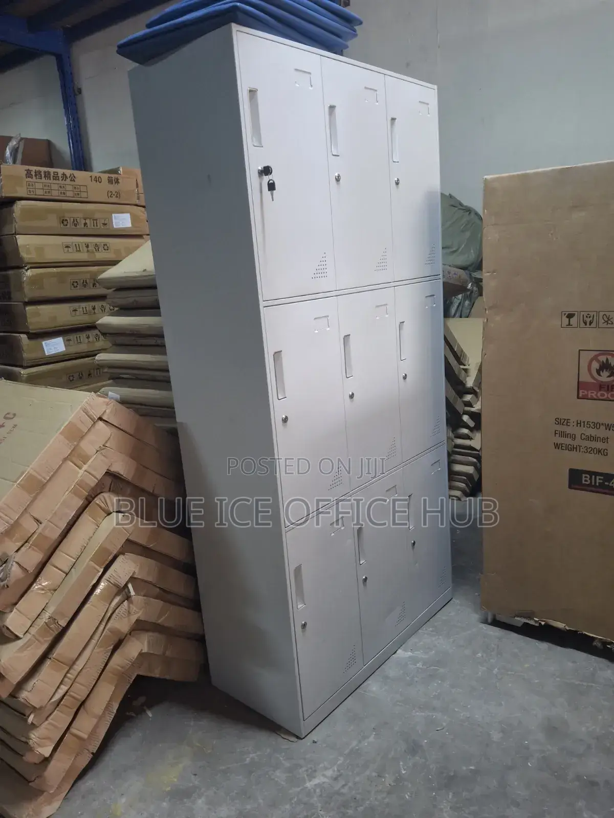 9 Door Steel Locker Cabinet