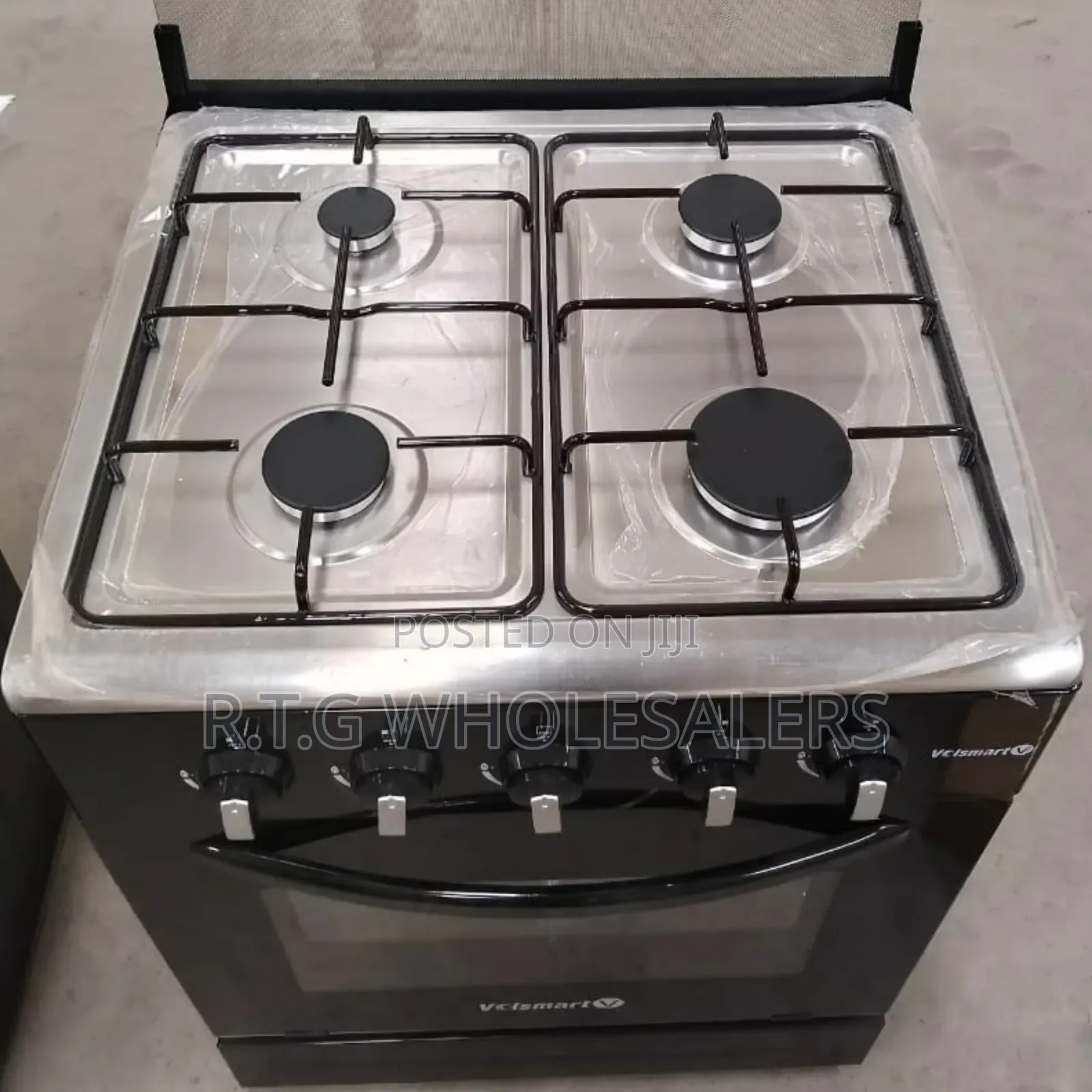 Volsmart 4 Burner Full Gas Cooker 60x60 With Oven