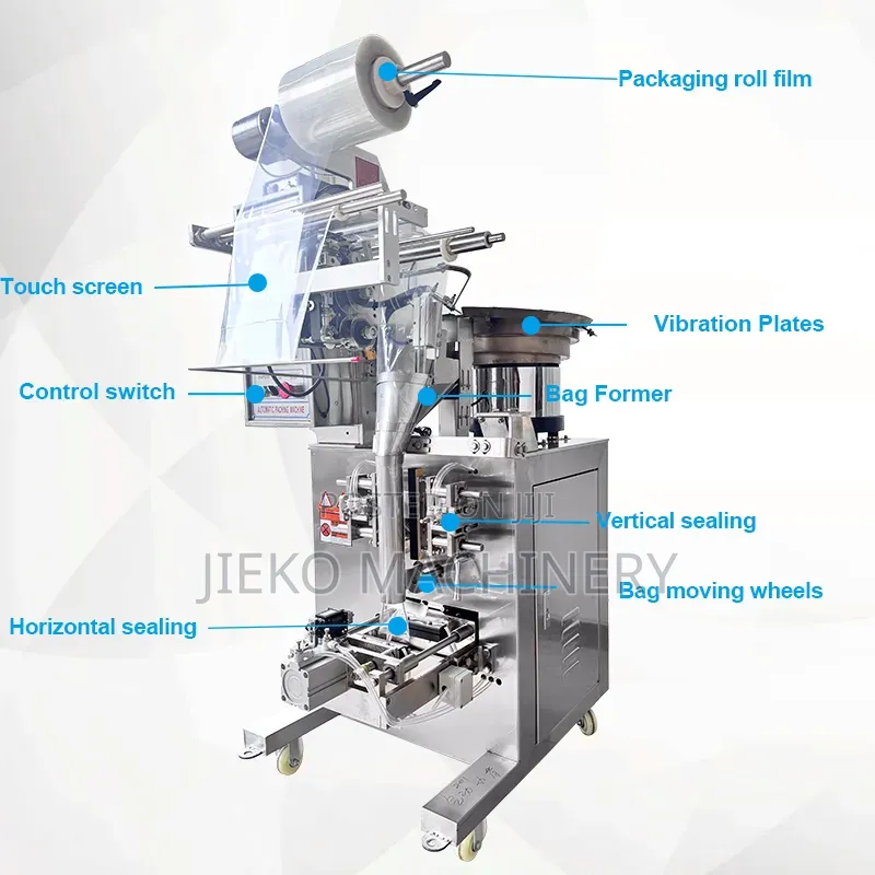 Vibratory Plate Particle Counting and Packaging Machine