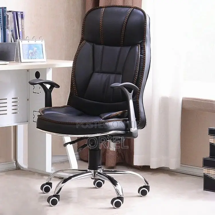 Executive Office Chair : Padded Executive Leather Desk Chair