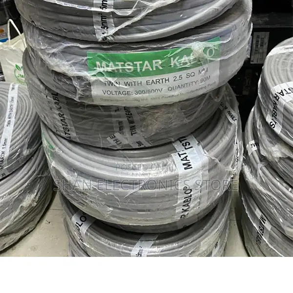 Wiring Cable: 300v/500v 2.5mm Twin With Earth: Iso Certified
