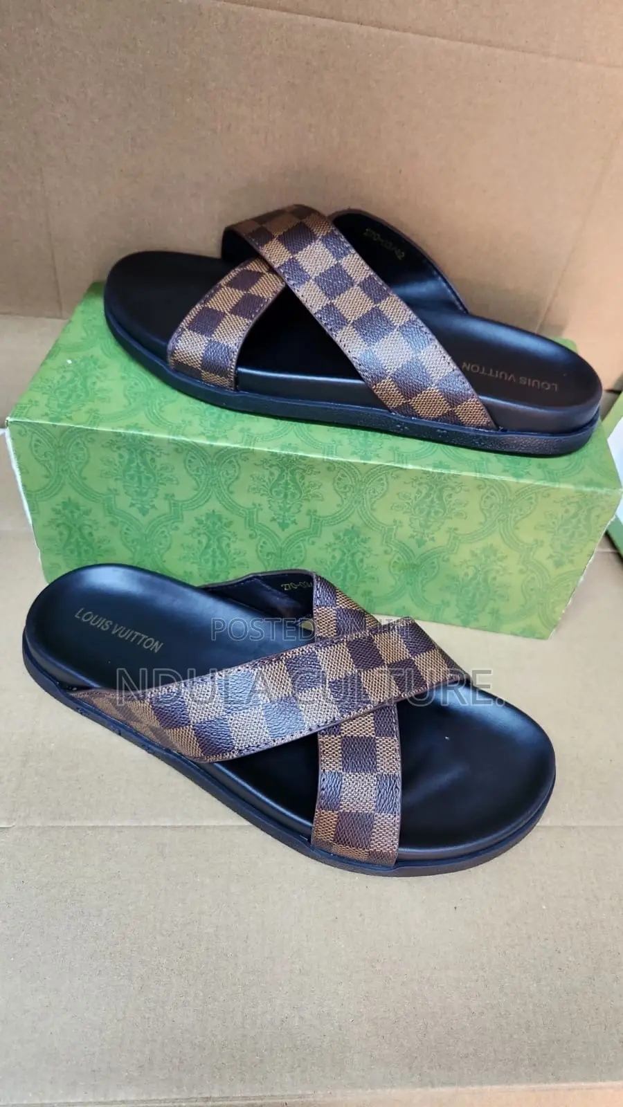 Sandals ,Designer House Verssace //Gucci Slip Ons Sandals