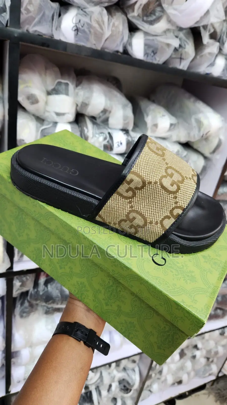 Sandals ,Designer House Verssace //Gucci Slip Ons Sandals
