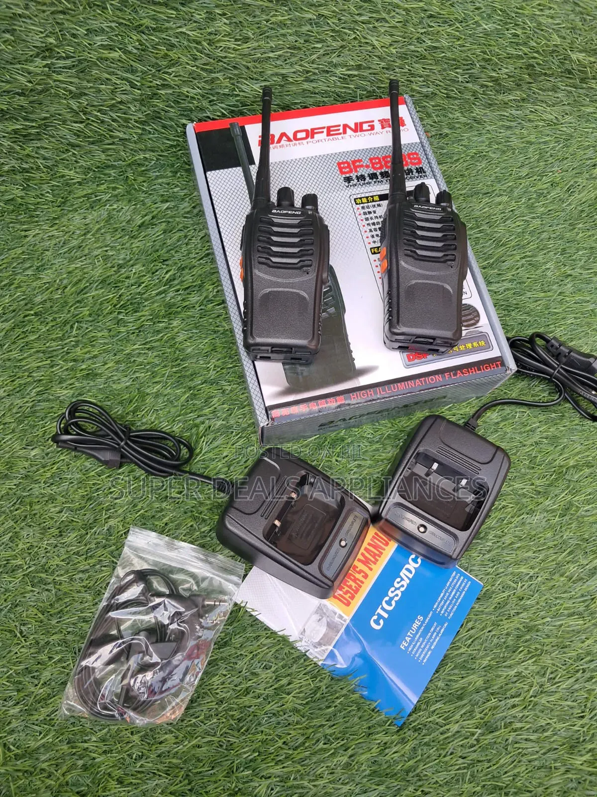 Baofeng Bf-888s Walkie Talkie – Pair 3–5km Range | Crystal Clear