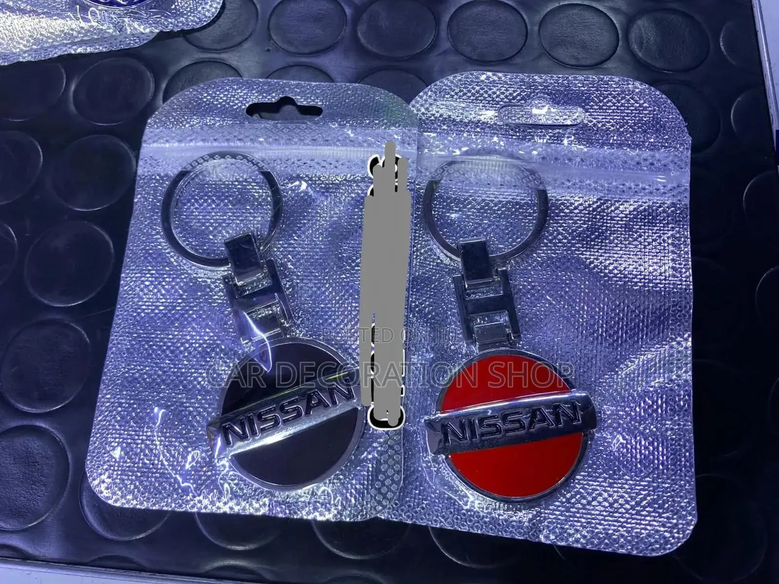 Nissan Key Chain Fob in Black or Red