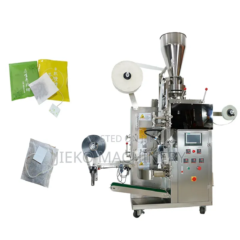 Automatic Pyramid / Flat Tea Bag Packing Machine (With String Tag )