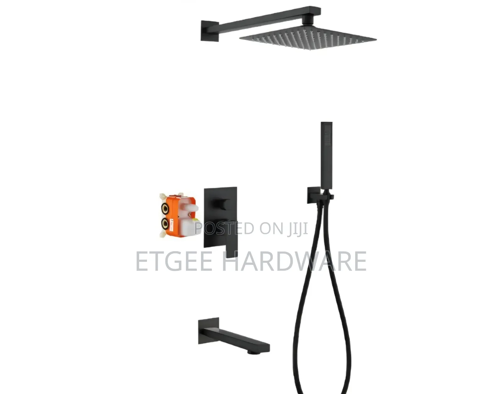 5way Concealed Shower Mixer Black H