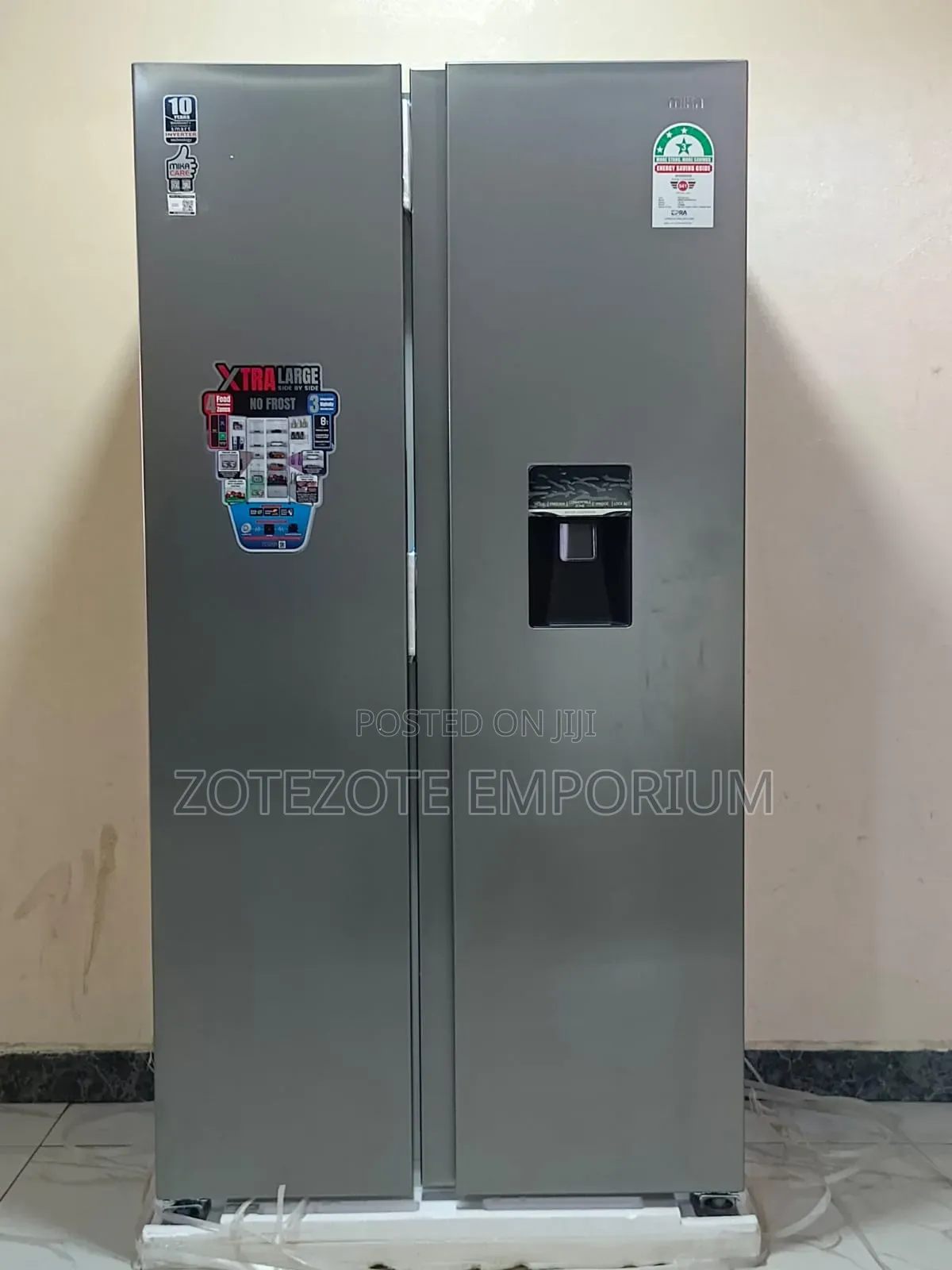 *Mika 532l Side-by-Side Refrigerator