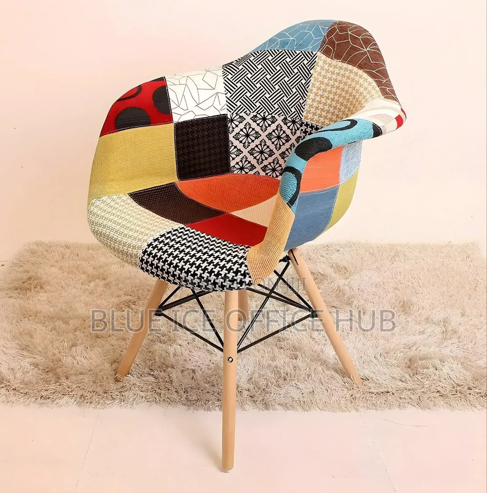 Modern Fabric Dining Accent Chair