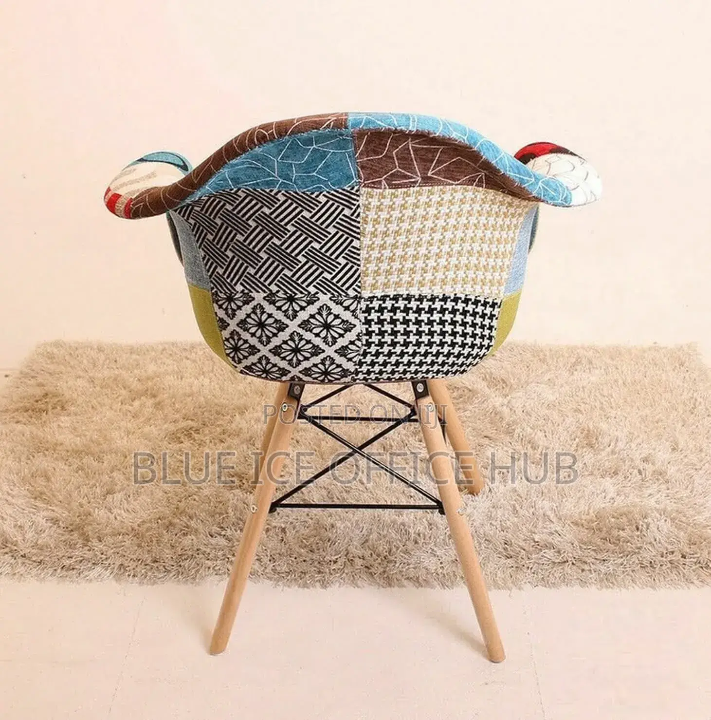 Modern Fabric Dining Accent Chair