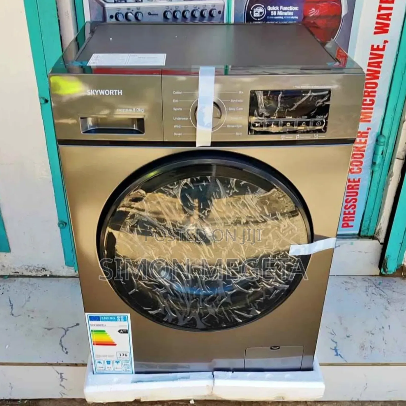 Skyworth 8kg Laundry Machine – Reliable Performance, Modern Build