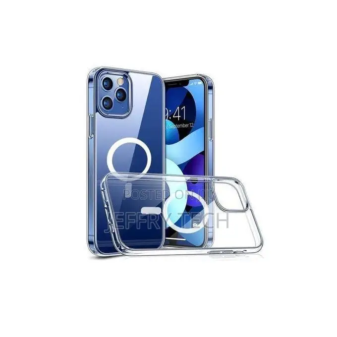 Magnetic Case for iPhone 12 / 12 Pro / 12 Pro Max -Crystal Clear Cover