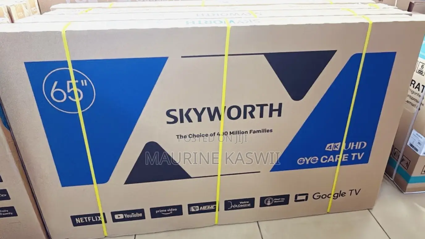 Skyworth 65” G6500 Google Uhd TV Frameless 2026