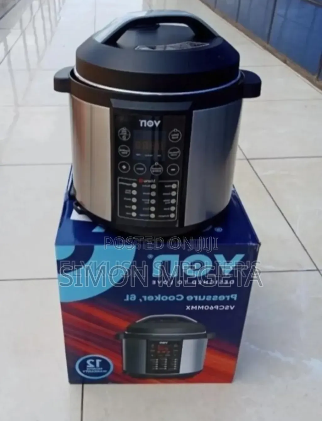 Newly Restocked Von 6l Pressure Cooker