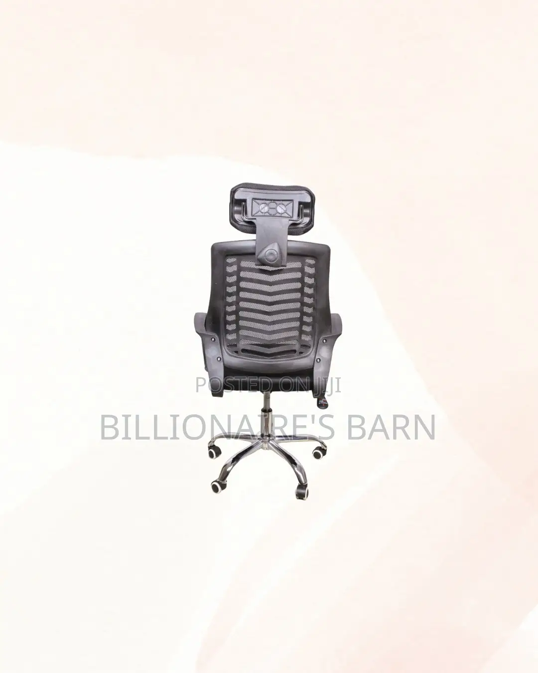 Secretarial Mesh Chair Adjustable Headrest for Office Durable Solution