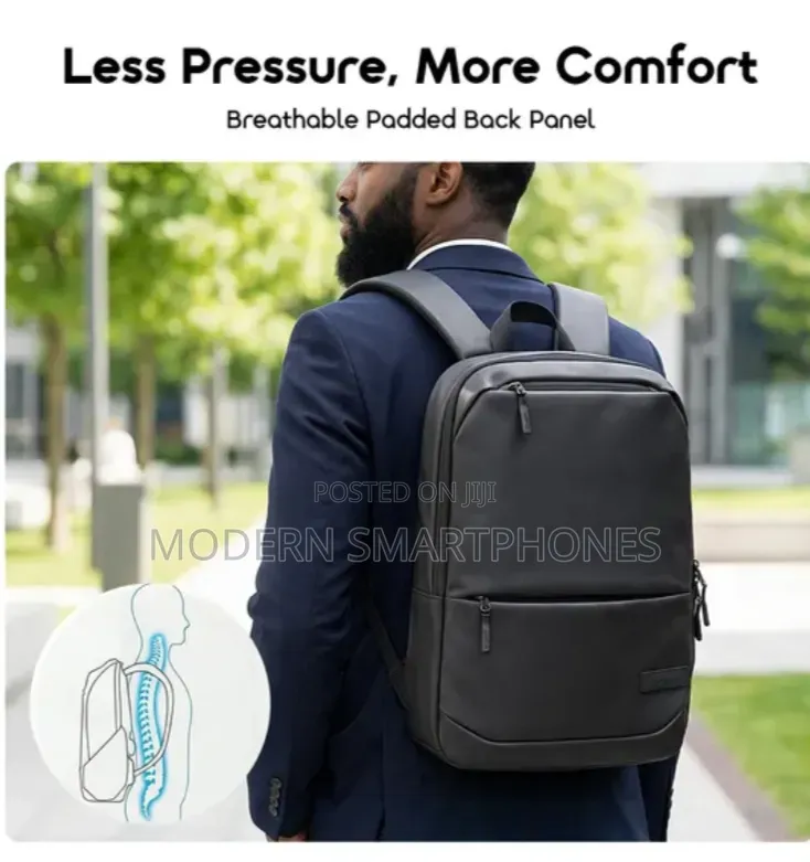 Oraimo Duralite Waterproof Spacious Charging Laptop Bag Backpack