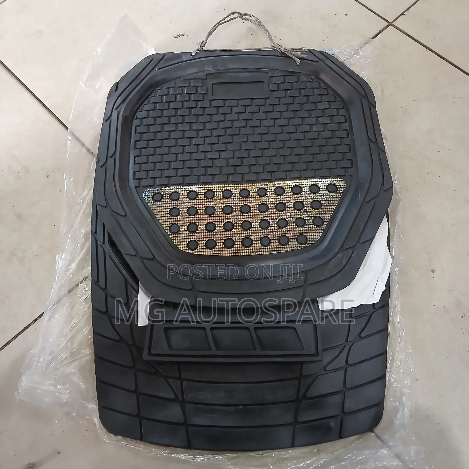 Car Floor Mart-5 Piece Universal Black Car Floor Mart