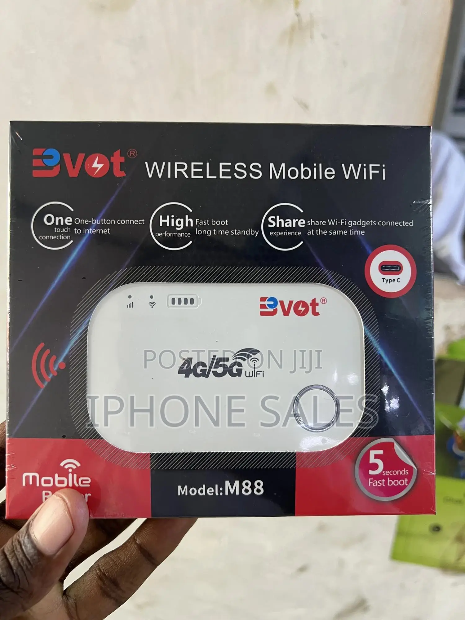 Bvot 4g Lte Universal Mifi - Supports All Networks (Brand New)