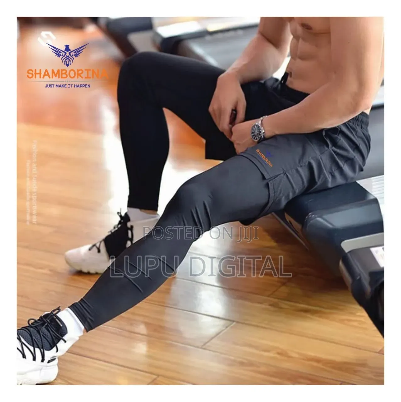 2 in 1 Mens Gym Short With Leggings