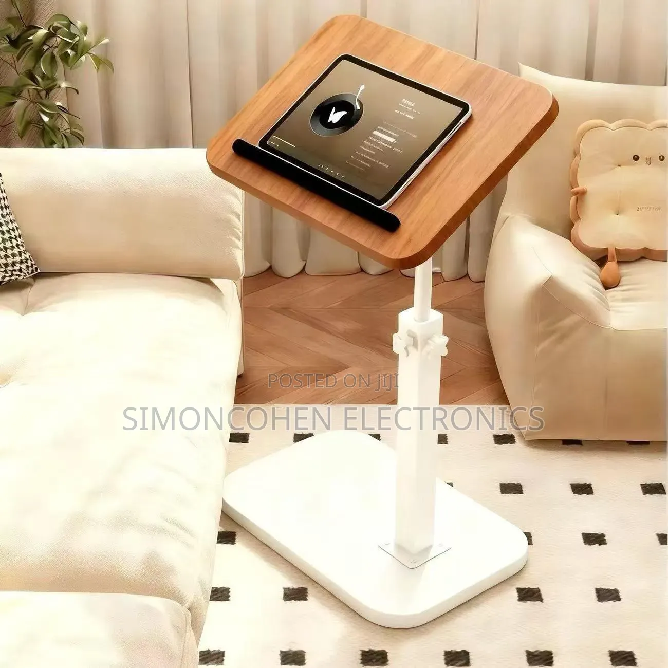 Adjustable C- Shaped Side Stool