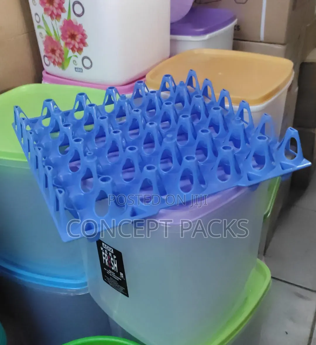 60pcs Kenpoly Plastic Egg Tray.