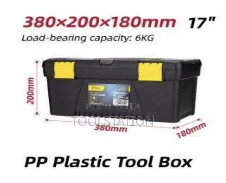 Plastic Tool Box Size:17" Edl432417