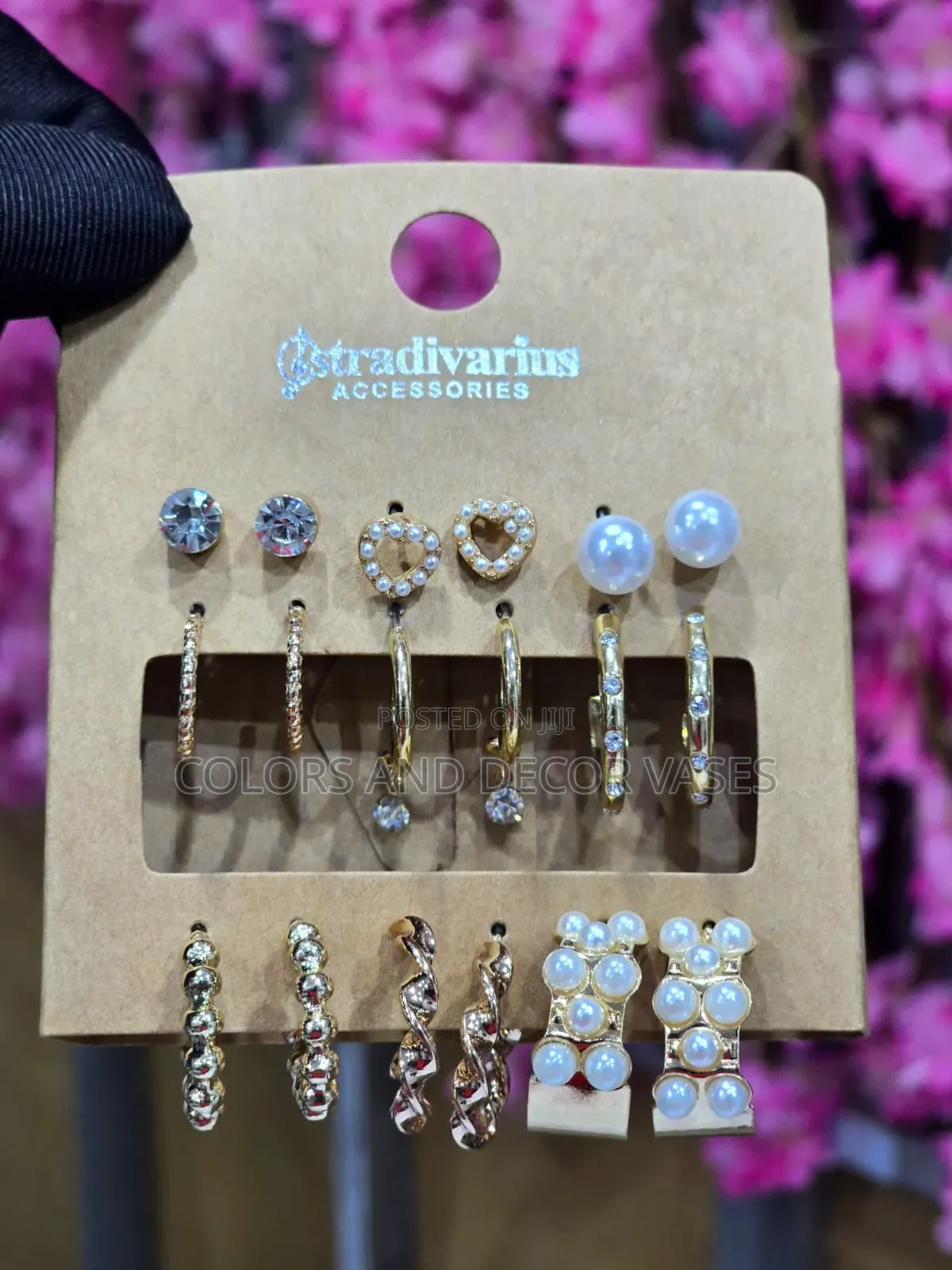 Set of Earrings in Stock