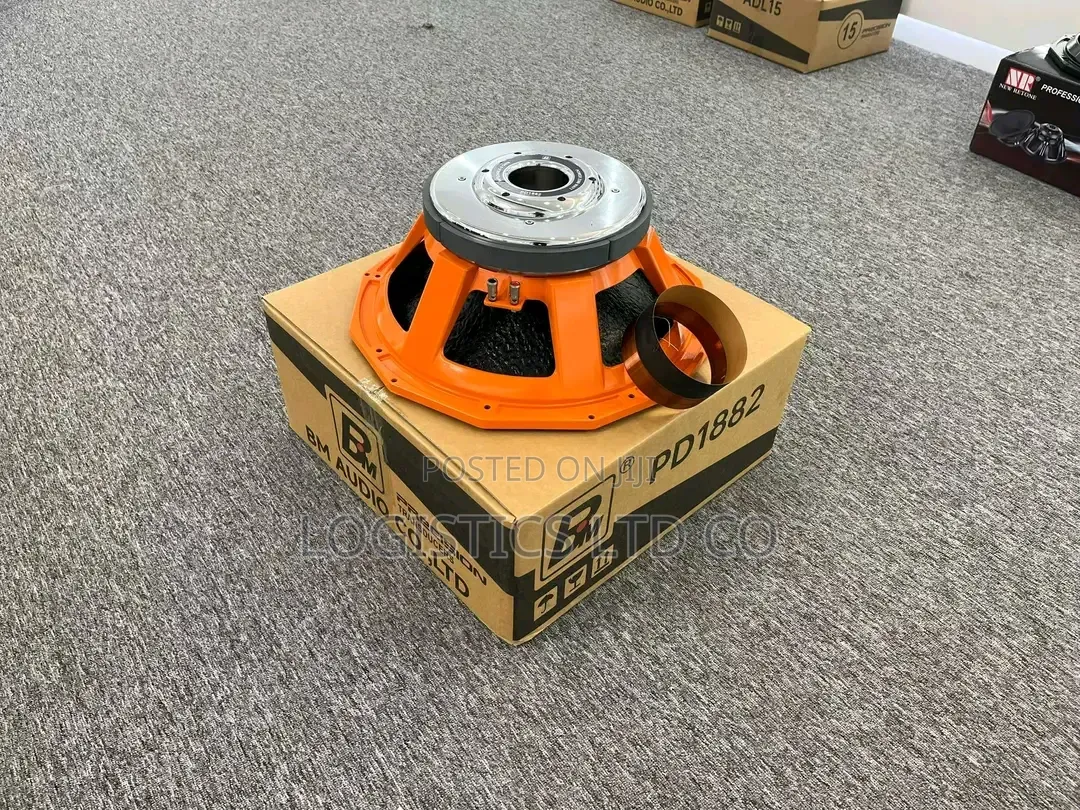 Pd1882 18inch Single Magnet 2500w Power 5" Voice Coil Double Spider