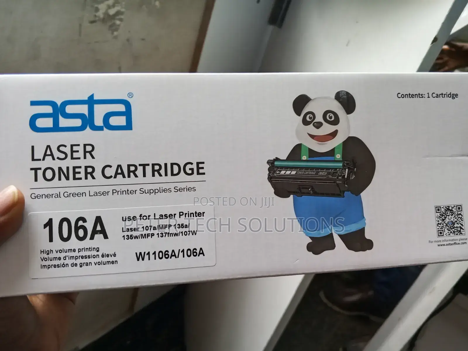 Asta 106a Toner – High‐Quality Hp Laserjet Replacement