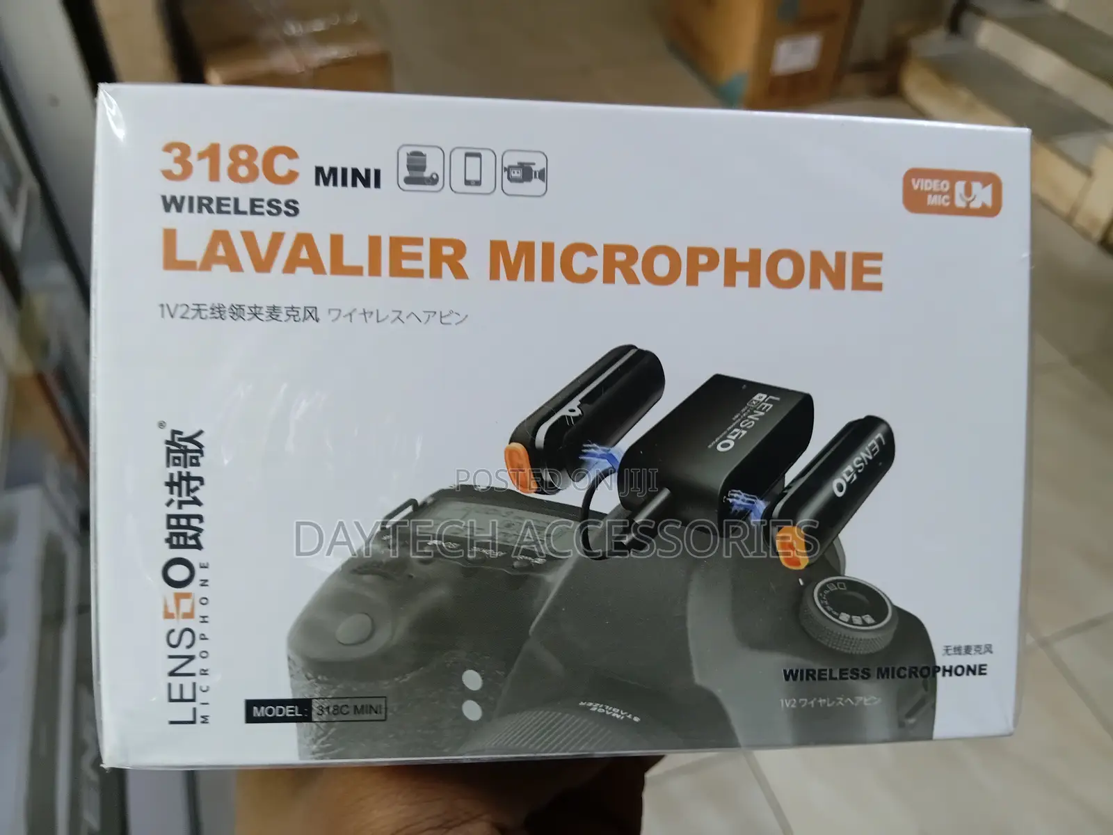 Lensgo Wireless Lavalier Microphone (Model 318c Mini).