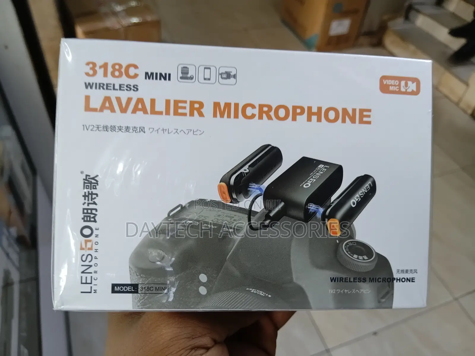 Lensgo Wireless Lavalier Microphone (Model 318c Mini).