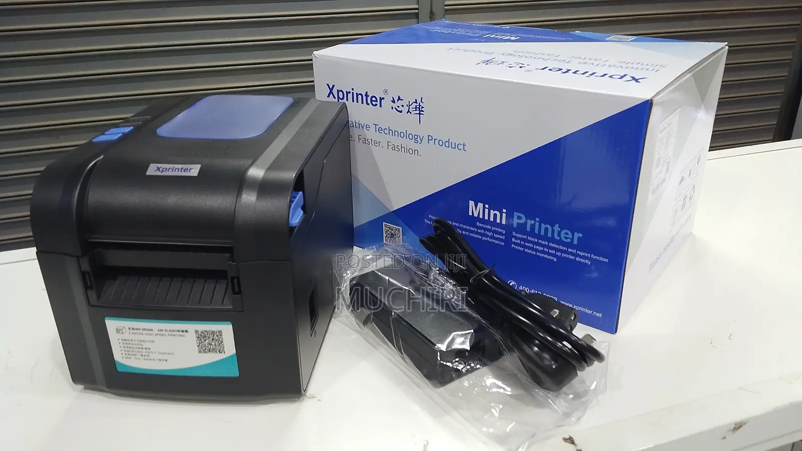 Bar Code Label Printer Xp-370b Barcode Label Printer