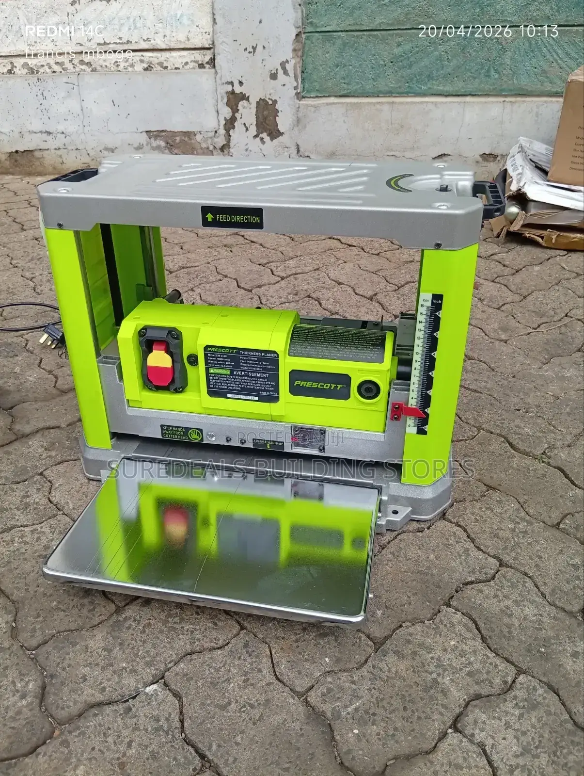 Wood Thicknesser 12.5"