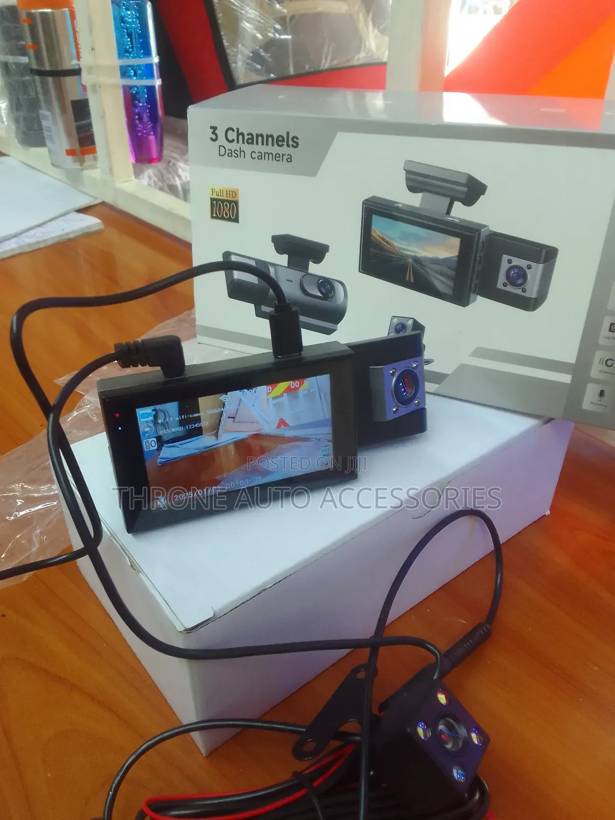 3 Channel Dash Camera Full Hd 1080p