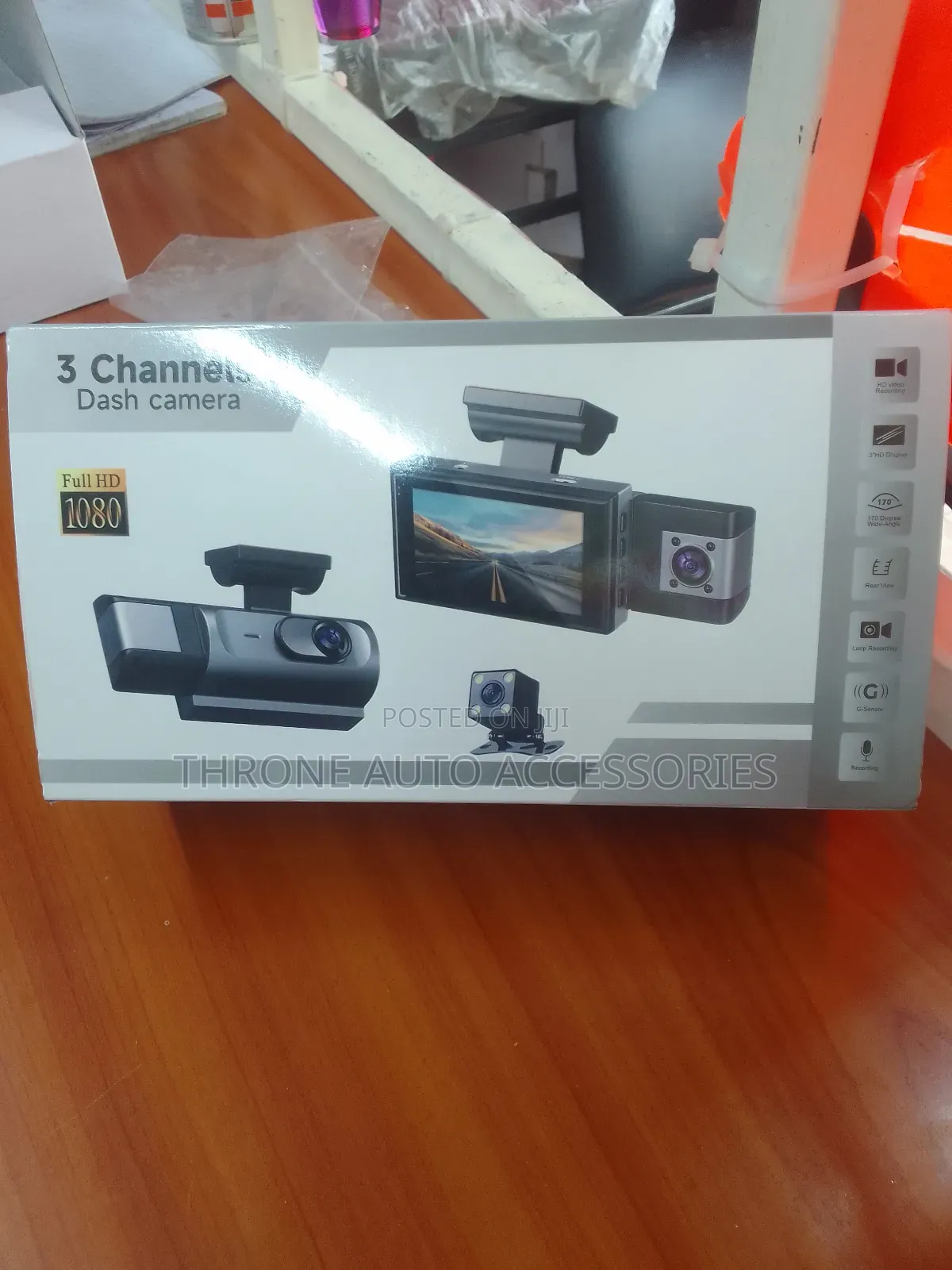 3 Channel Dash Camera Full Hd 1080p