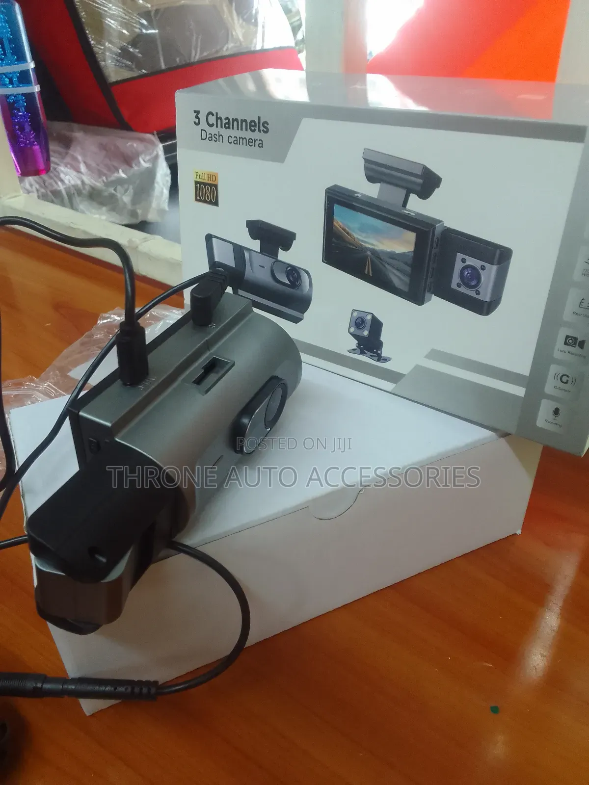 3 Channel Dash Camera Full Hd 1080p