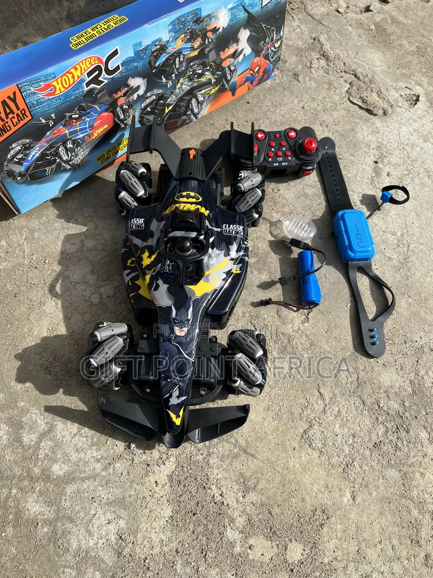 Rechargeable Turbo Drift Spray Racing Car (Batman Edition)