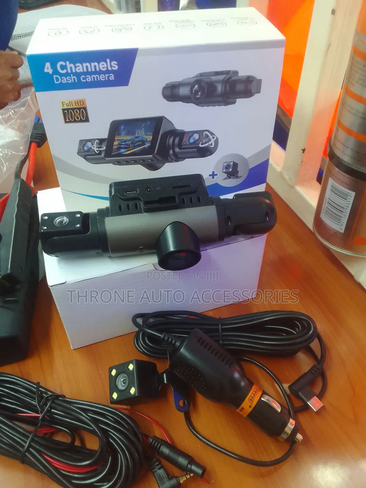 4 Channels Dash Camera Full Hd 1080p