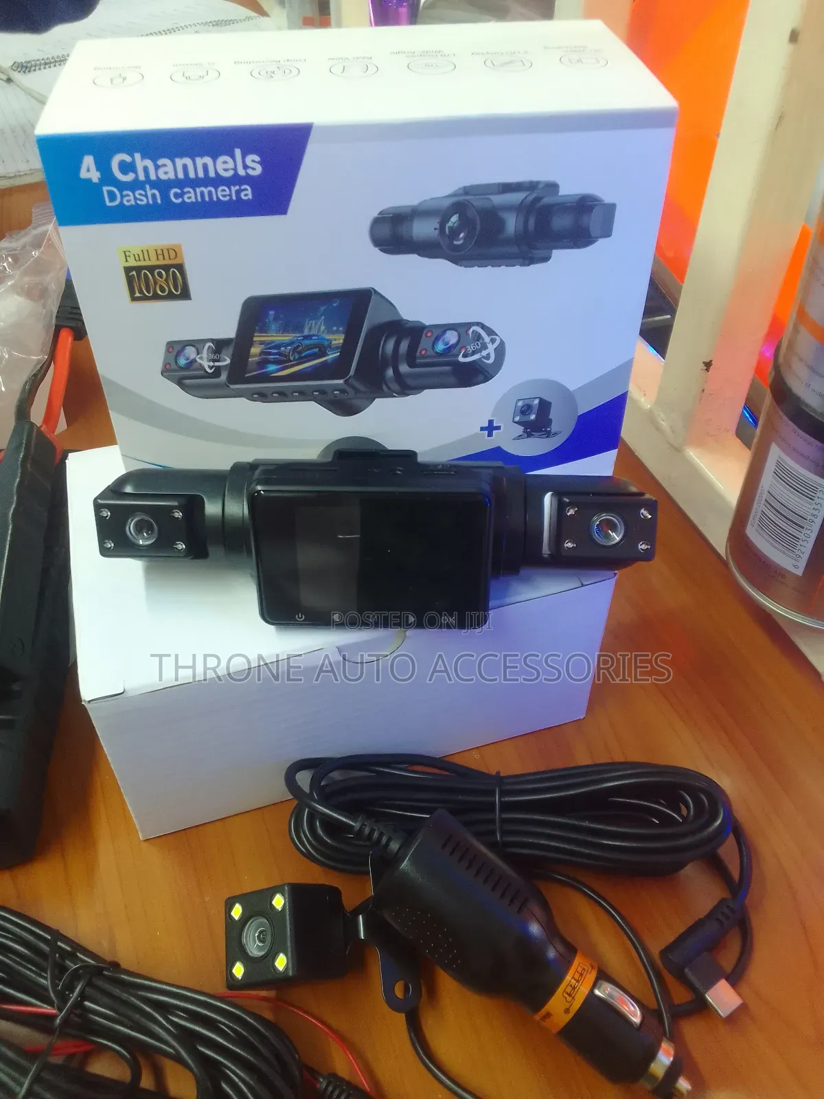 4 Channels Dash Camera Full Hd 1080p
