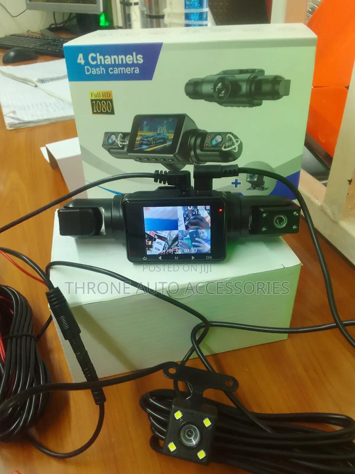 4 Channels Dash Camera Full Hd 1080p