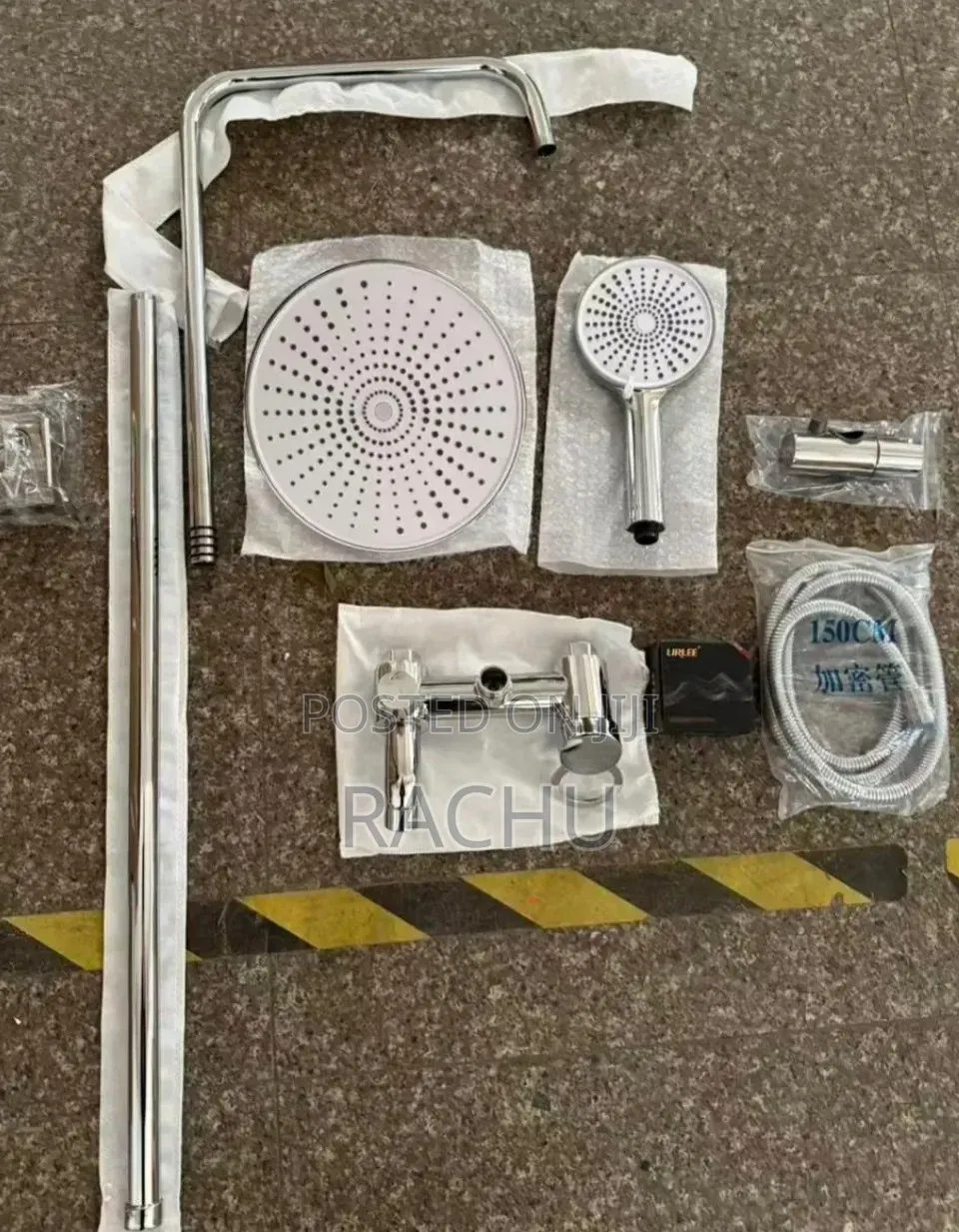 Mixer Shower Head Raiser - Hot and Cold
