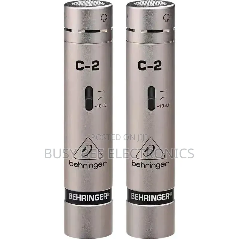 C-2 2 Matched Condenser Microphones Cardioid Pickup Pattern Low-Mass
