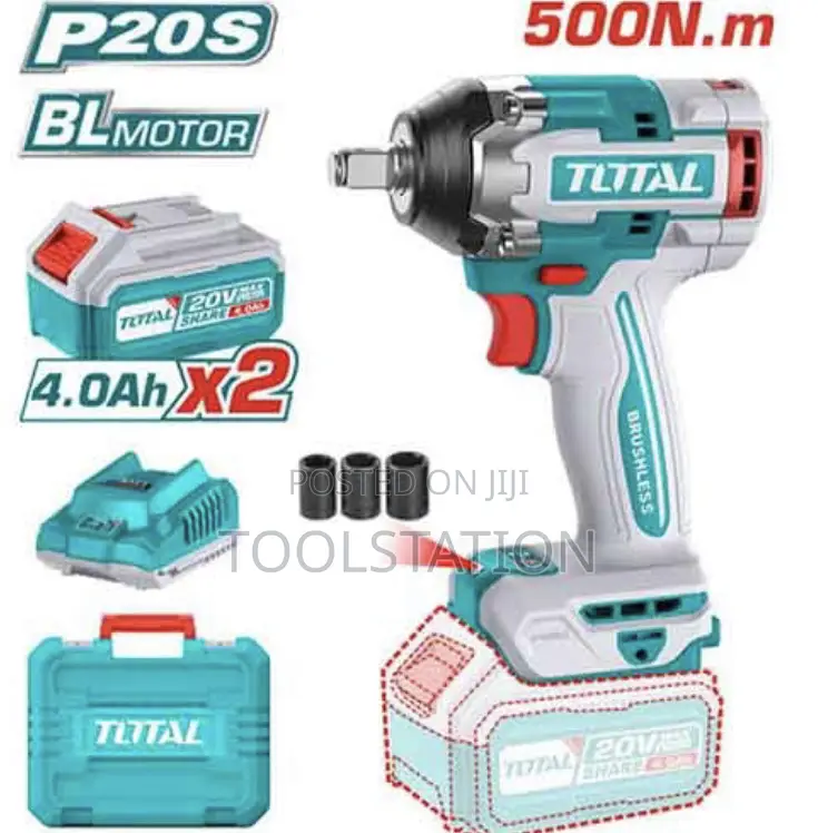 Cordless Impact Wrench Brushless Motor Square Drive: 1/2" Tiwli2050