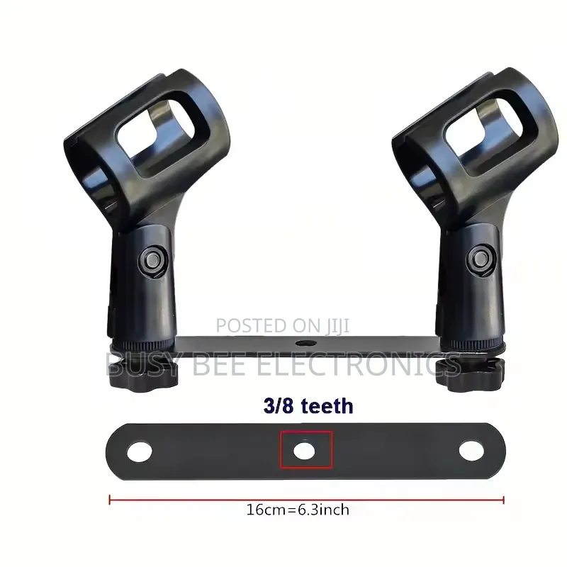 Dual Microphone Clip Crossbar