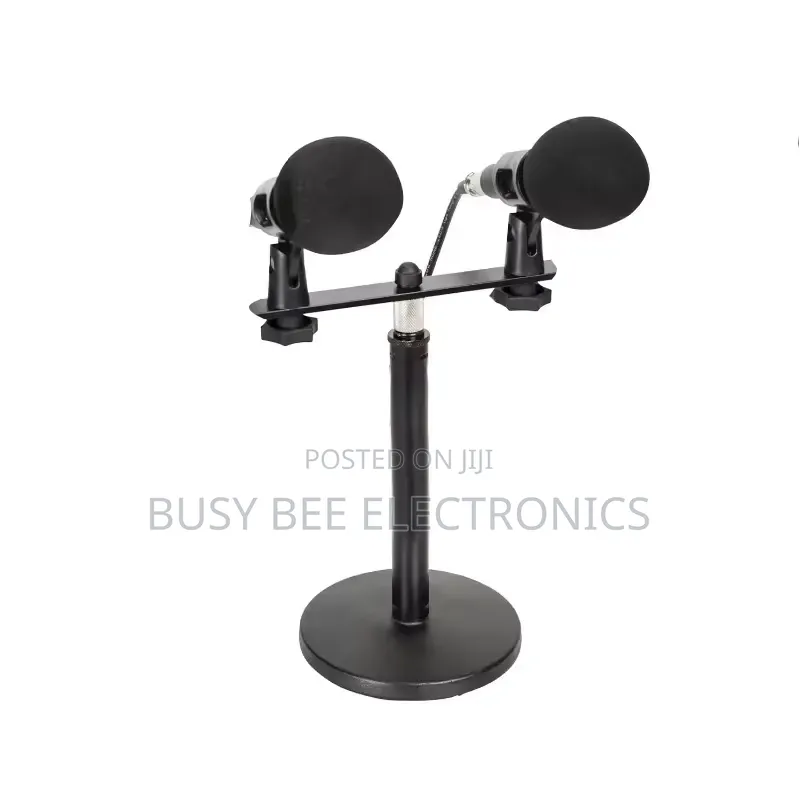 Dual Microphone Clip Crossbar
