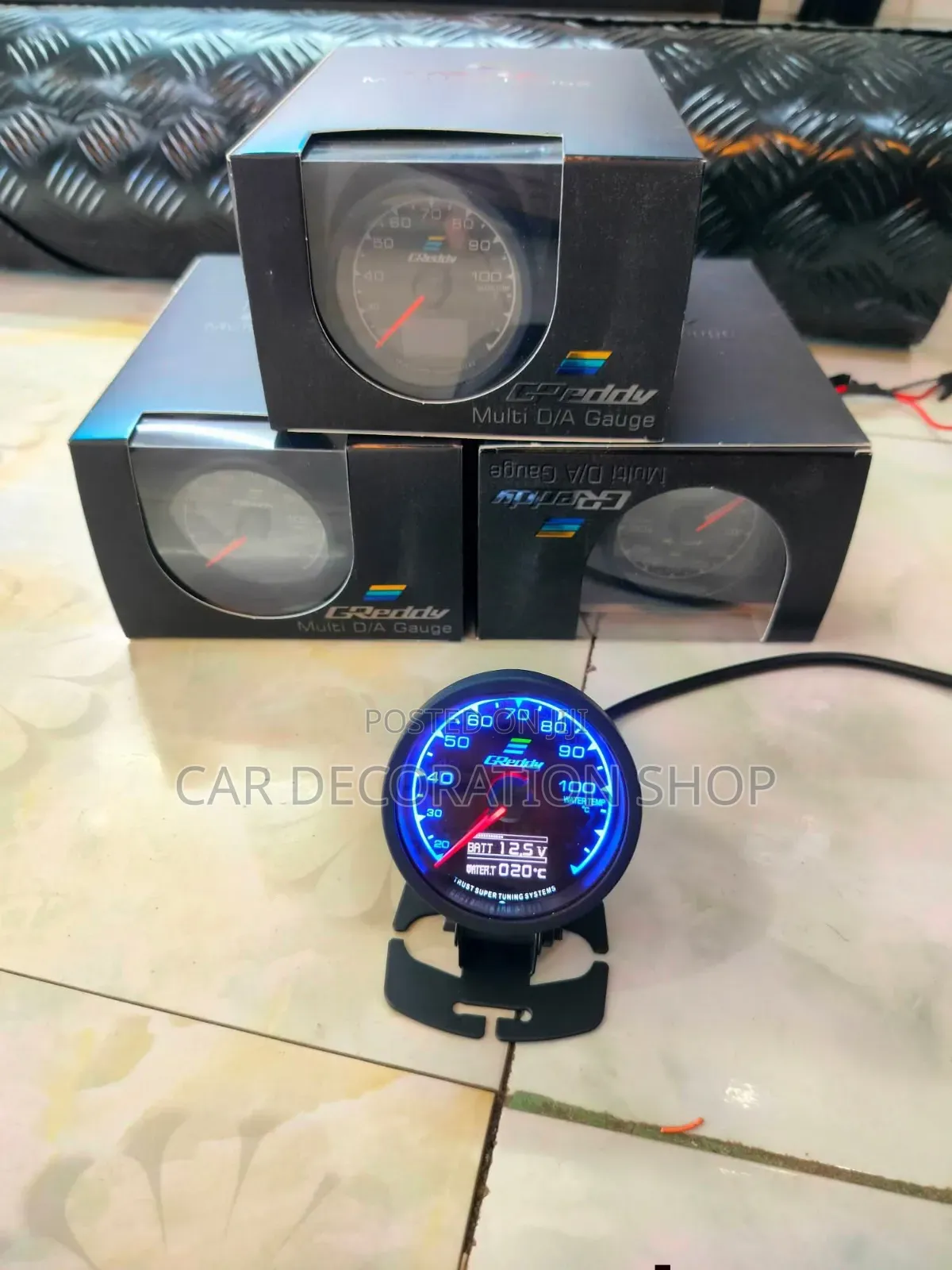 Universal 2.5" 62mm Water Temp With Digital LCD Screen
