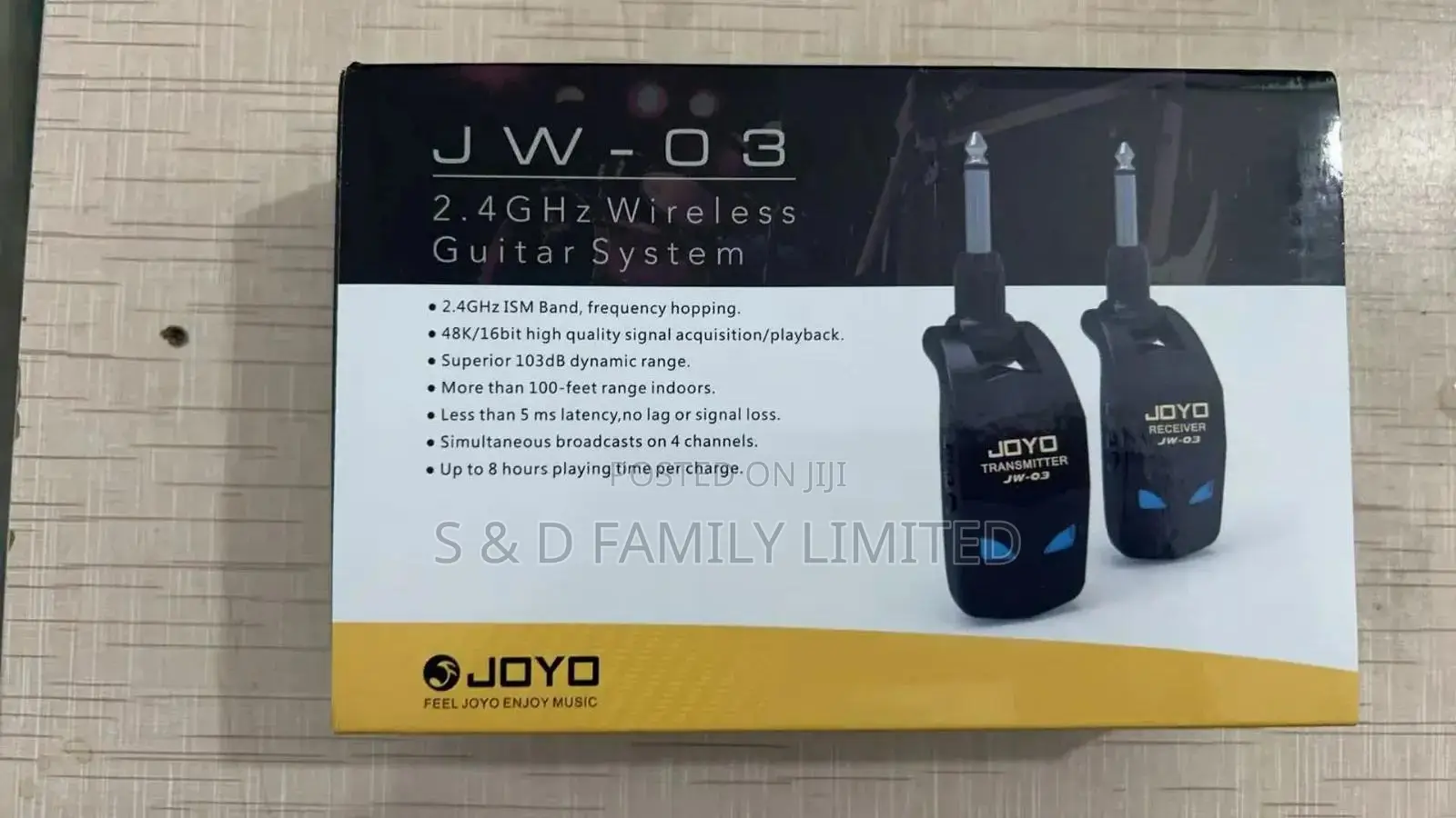 Joyo Jw-03 2.4ghz Wireless Guitar System